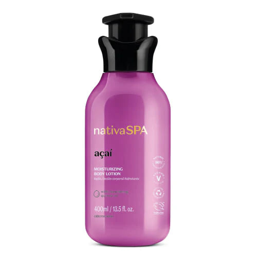 Loção Hidratante Nativa SPA Açaí, 400ml