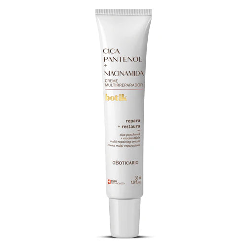 Creme Multirreparador Cica Pantenol + Niacinamida Botik, 30ml