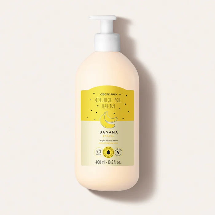 Loção Hidratante Corporal Cuide-se Bem Feira Banana, 400ml