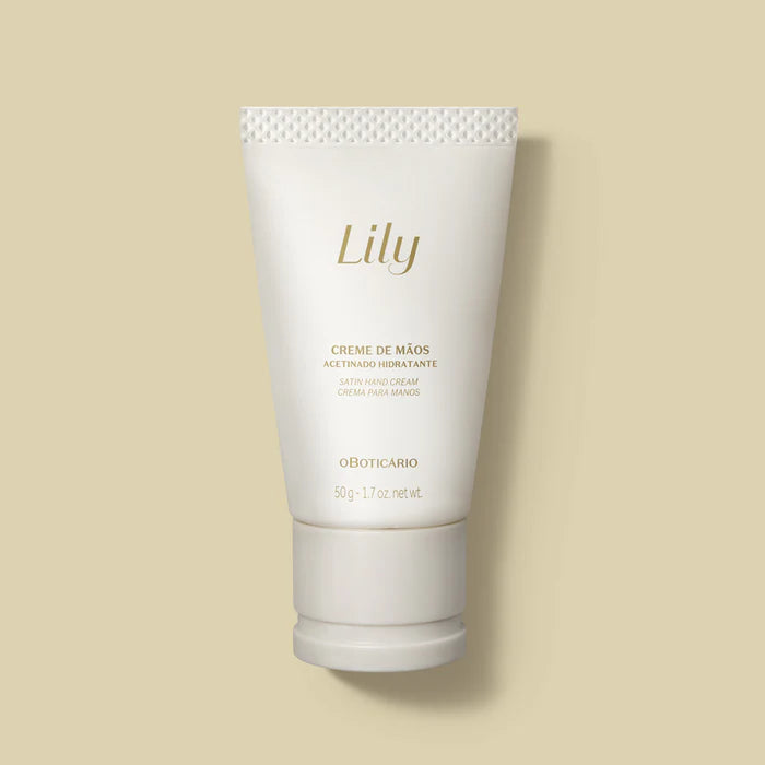 Creme de Mãos Acetinado Hidratante Lily, 50g